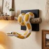 Gothic Accent 3D Metallic Snake Sculpture Realistic Python Hanging Decor  Christmas Gift