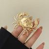 Shell Snail Ring Korean Style Exaggerated Ocean Animal Ring Jewelry Accessories Big Crab Bohemia Finger Ring Friend Gift