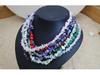 Crushed Crystal Handmade Beaded Necklace - Versatile Spring/Summer Beach Style for Women