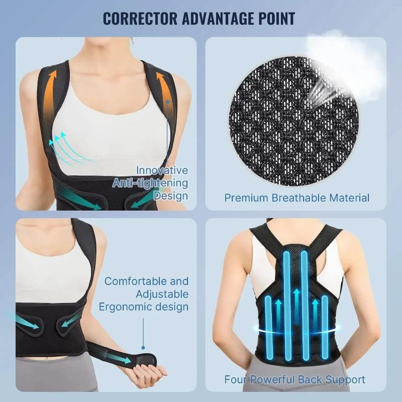 Corrector Back Orthopedic Straps Men Women Spinal Brace Comfortable Effective Upper Back Brace