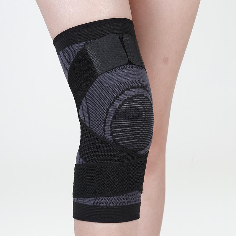 

Настраиваемые спортивные наколенники, бег под давлением на открытом воздухе, баскетбол, защитные приспособления для фитнеса, трикотажные нейлоновые бинты, наколенники с ремнями 2XL