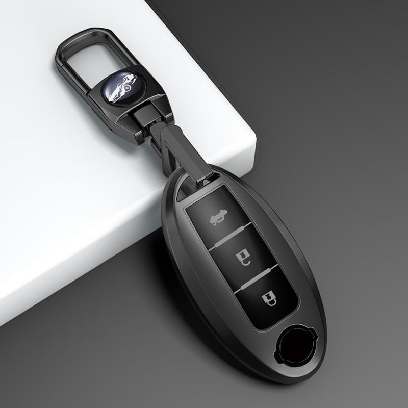 TPU Autoschlüsselhüllen für Nissan Juke X-trial Qashqai Micra Leaf Note Murano Lafesta 2 Tasten Smart-Fernbedienung Schutzhülle