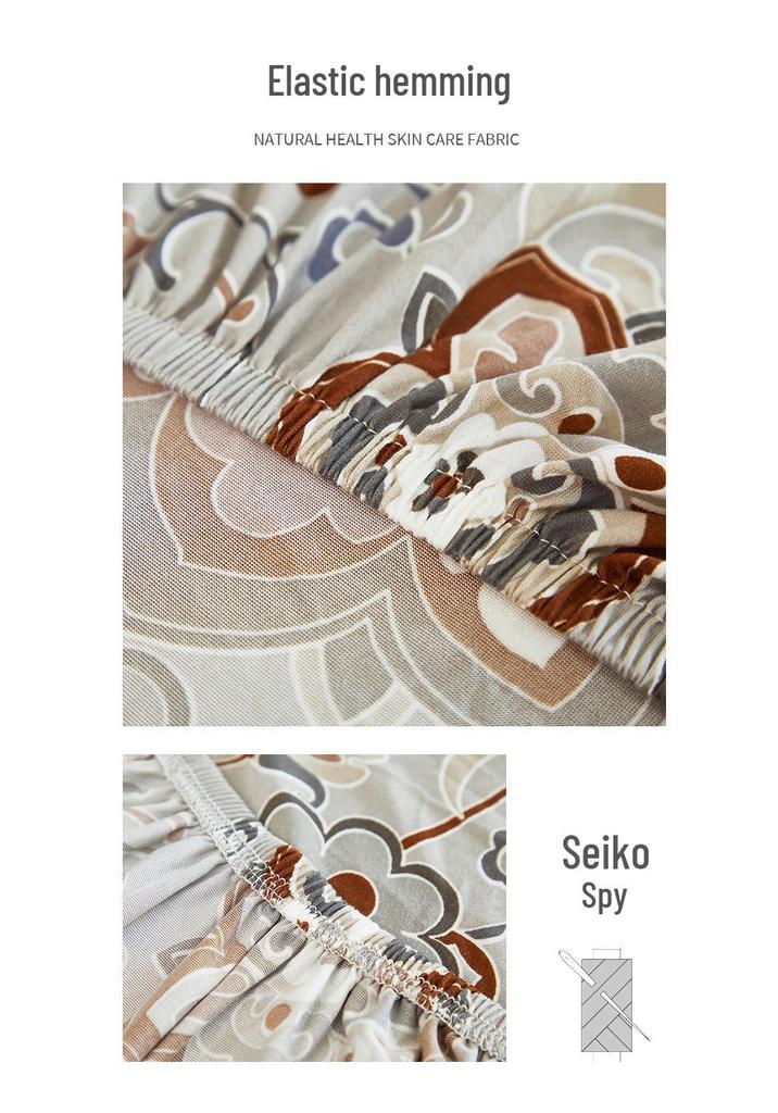 2024 Universal Anti-Slip Sofa Bed Cover: Printed, Dirt-Proof, Anti-Cat Scratch, Multifunctional for Living Room