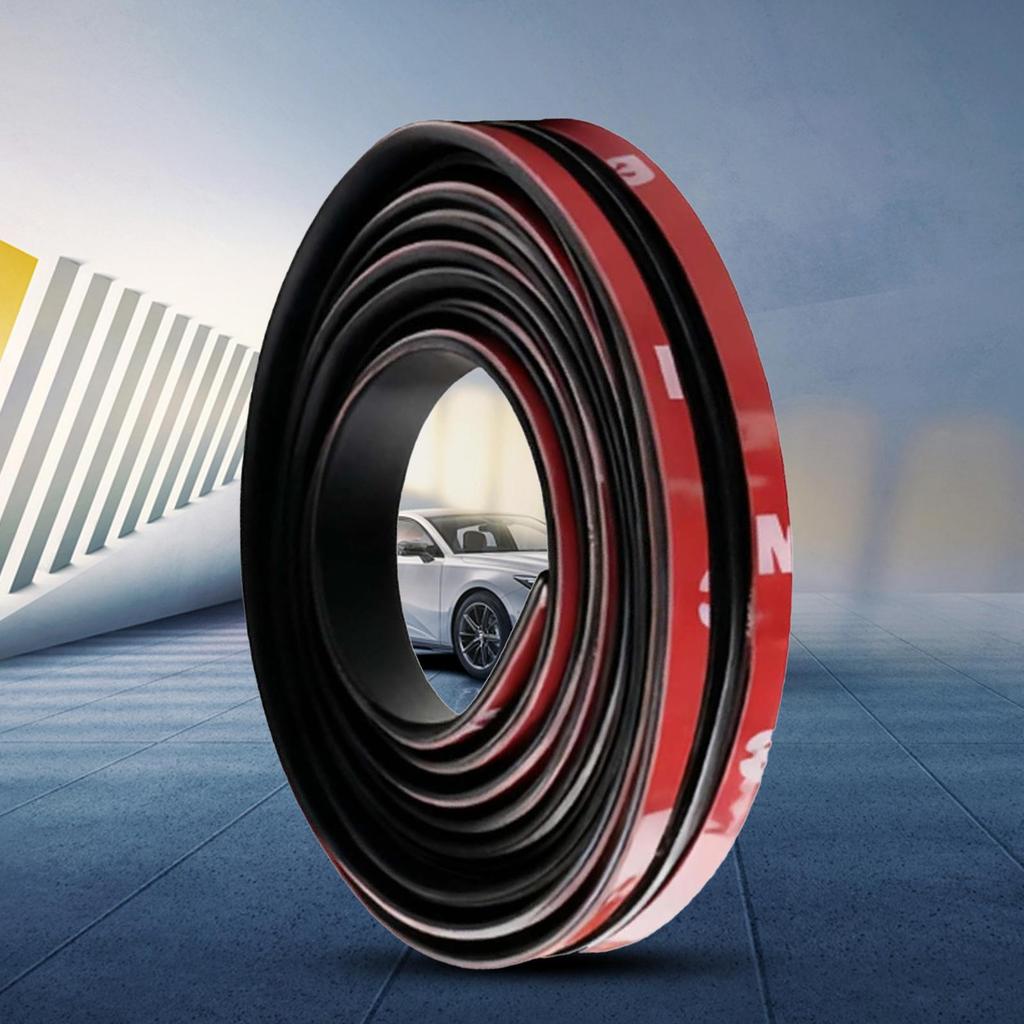 Car Windshield Rubber Seal Strip T-Shape Soundproofing Cuttable Weatherstrip Sunroof Seal Strip For Automotive Sedan Pickup