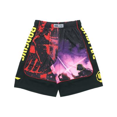 Lining BadFive Star Wars Print Competition Shorts Men Bottoms Black AAPQ241-1