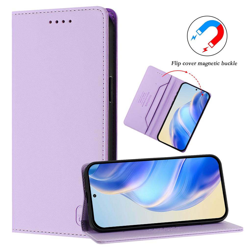 For iPhone 16 Pro Leather Case RINACASIS RC01 Phone Cover with RFID Blocking Wallet Stand