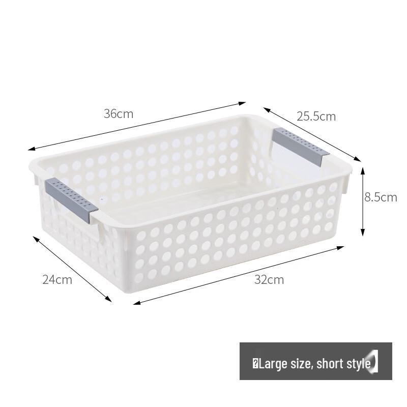 Kapa Bear Nordic Plastic Hollow Storage Baskets (Set of 5)