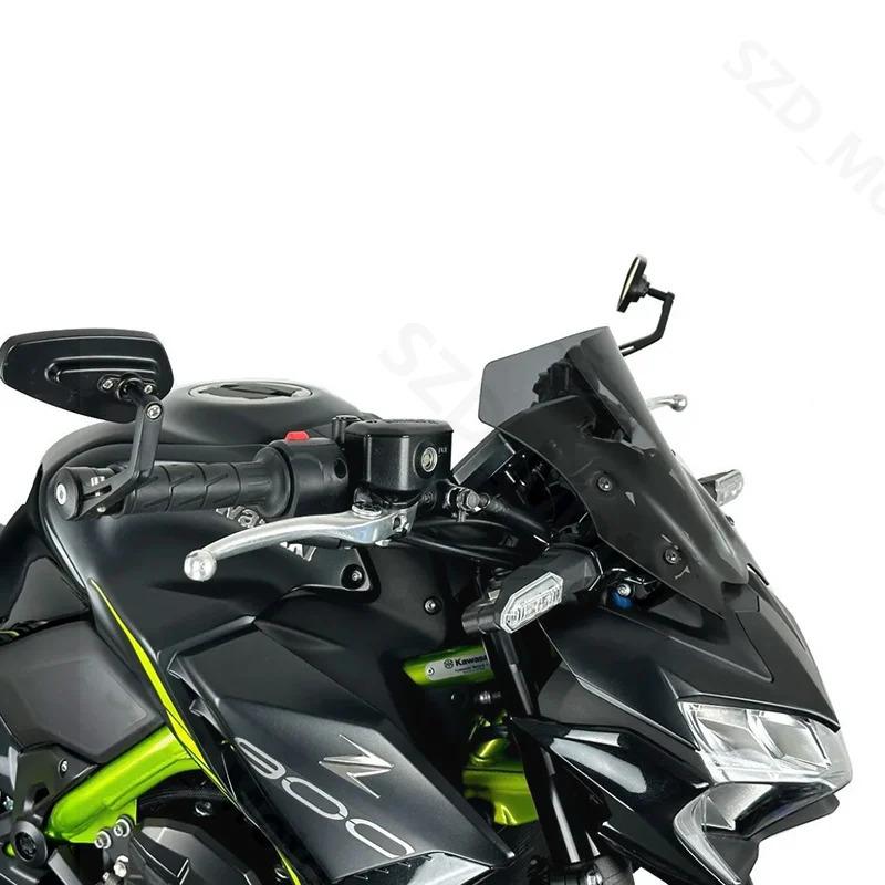 For KAWASAKI Z 900 Z900     Motorcycle Accessories Sport Windshield Windscreens Wind Deflectors Black
