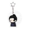 Jujutsu Kaisen Gojo Satoru Acrylic Keychain Exquisite Student Megumi Keyring Bag Decor Pendant  Keyring Yuji Birthday Gift