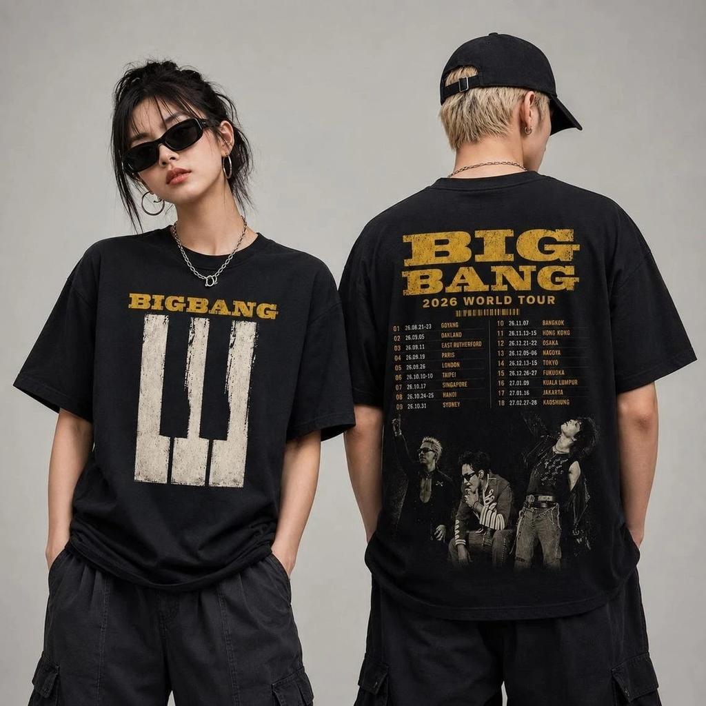 BIGBANG 2026 World Tour T-Shirt, Big Bang Kpop Concert 2026, Gift Fan