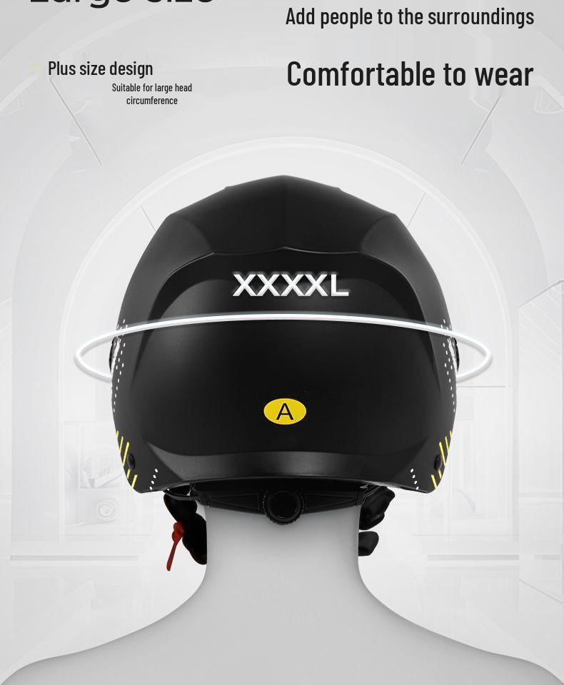 Unisex Certified Electric Motorcycle Helmet - Summer Sunscreen, Meets National Standards