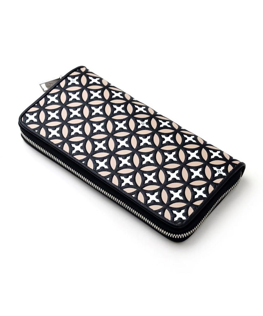 Dressteria Airedale Round Zipper Long Wallet No. 863613 Black