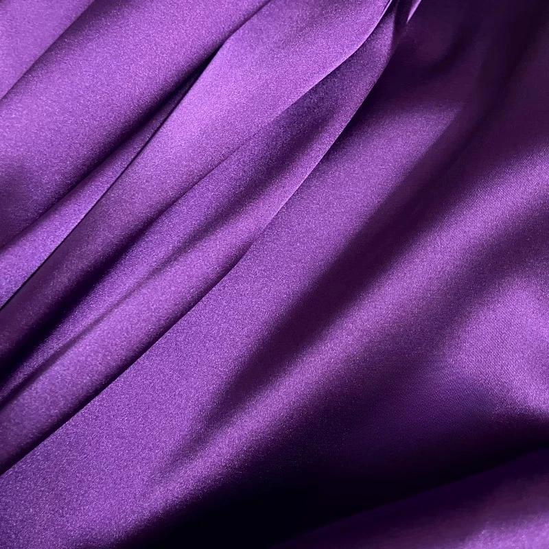 100x150cm Solid-color Satin Export Sandine Soft Impermeable Clothing Fabric DIY Colored Light Pajamas Evening Wear Flowing