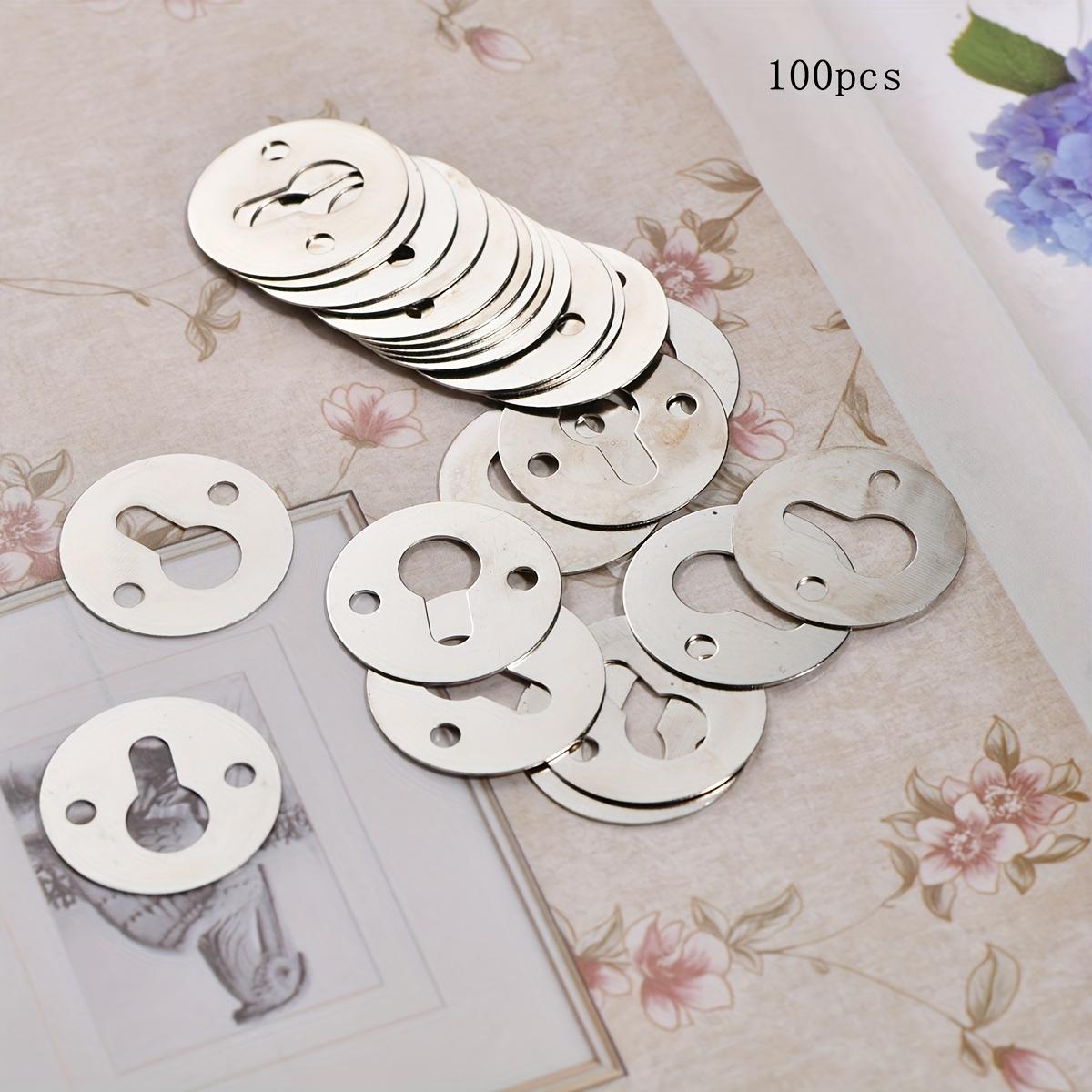 

100 шт. Серебристые железные эллиптические тыквенные подвески для фоторамок, декор для дома 100pcs