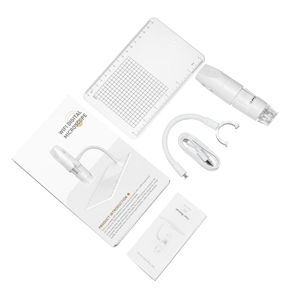 1000X WiFi USB Digital Microscope Electronic Microscope 2MP 1080P 4.3inch Screen Biological Microscope Soldering Coin Microscope