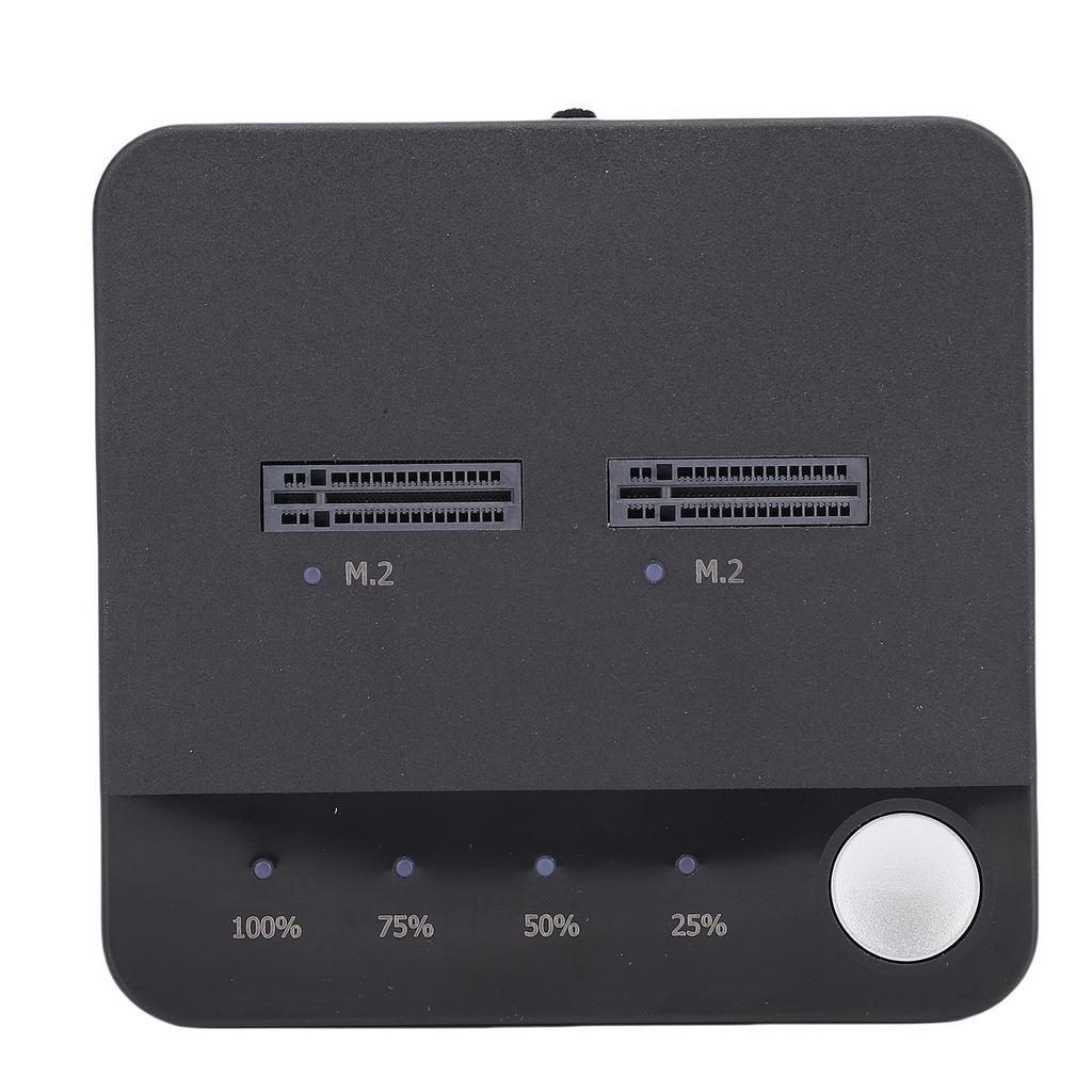 M.2 Hard Drive Duplicator Serial ATA To NVMe Cloner Dock Station Dual SSD Enclosure Support Offline Cloning UASP and
