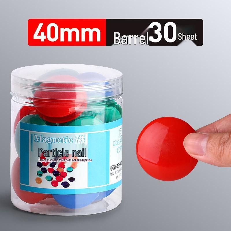 Round Colored Whiteboard Magnet Clips - Strong Magnetic Hold for Blackboard & Whiteboard