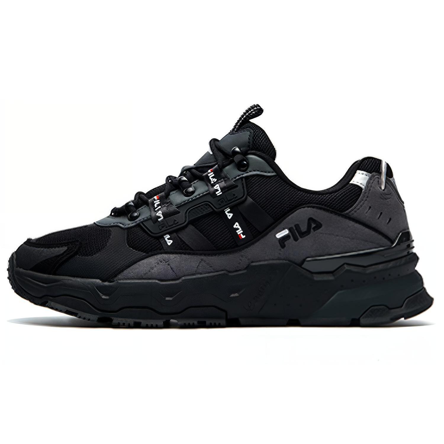 FILA Fashion Sneakers Low Running Shoes Black/Grey F12M134155FBD 44
