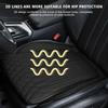 54cm Universal Car Seat Cushion - Breathable Leather with Non-Slip Grip, High Rebound Sponge Support Pad for Commercial Vehicles
