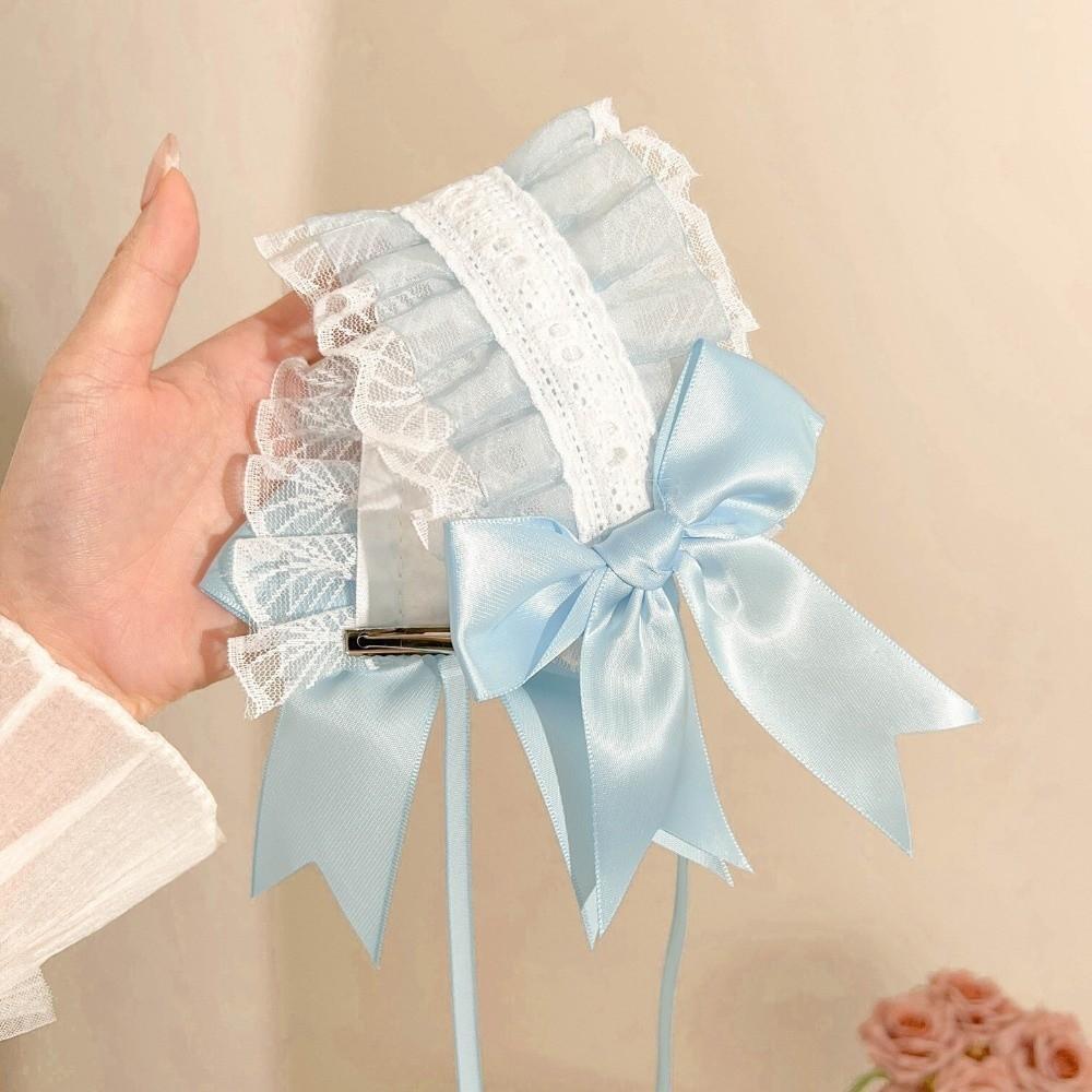 Gothic Lolita Wing Angel Headband Lace Head Wrap New Cosplay Headdress  Hair Accessories