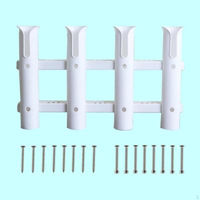 Fishing Rod Rack for Boats - Securely Holds 4 Rods