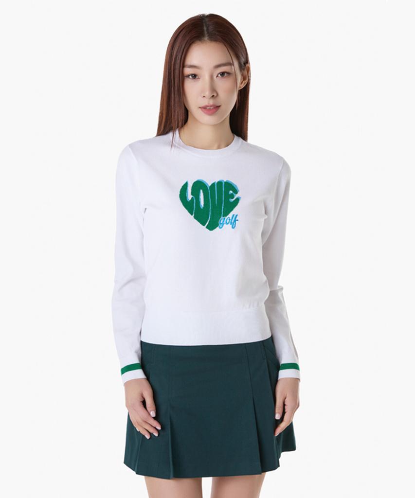 LECOQ GOLF Women'S One-Point Round Sweater (Gq122Lkp11)