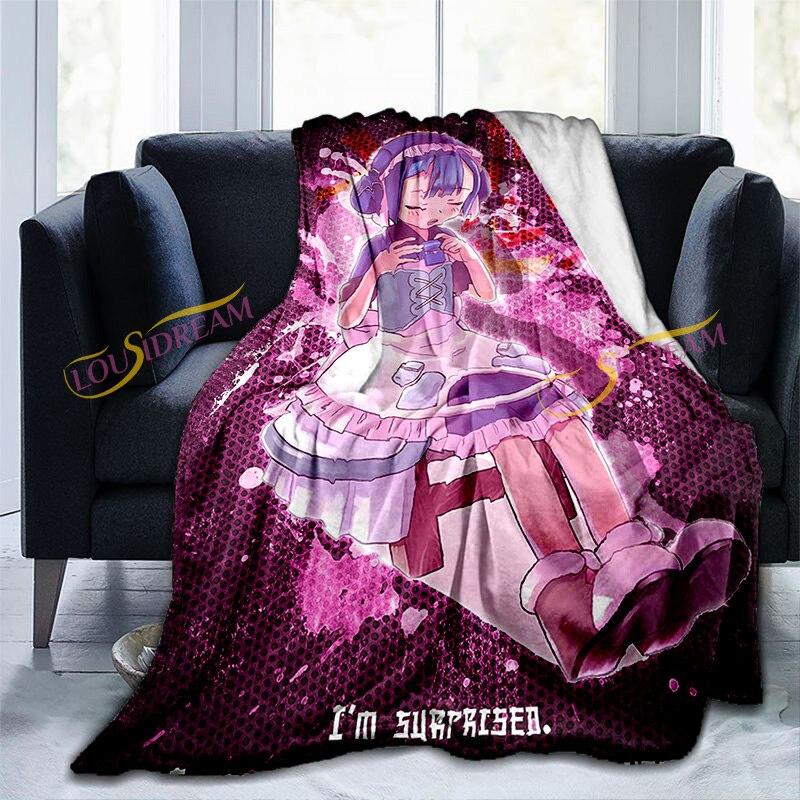 Anime feito no abismo impressão lance cobertores bebê quente sofá cama sala de estar durável decoração para casa cobertor de flanela para adultos e crianças