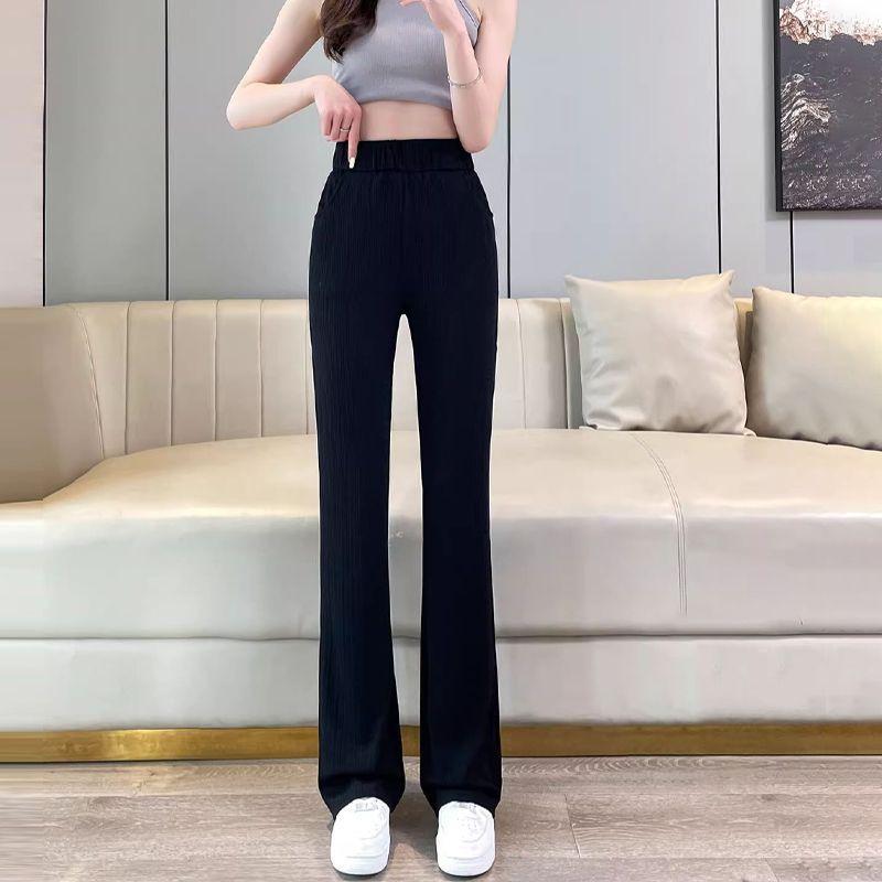 

Women s Chinese Style Jacquard Wide-Leg Summer Pants (140-155) XS 35-40 kg