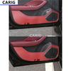 For HONGQI H5  Door Anti-kick Sticker Modified Carbon Fiber Pattern Interior Car Film Accessories Modification