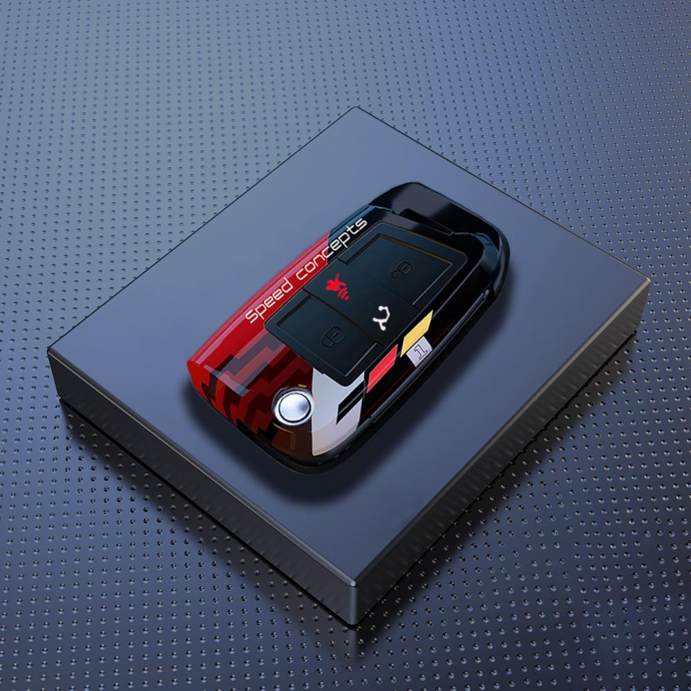 3/4 Buttons Abs Carbon Car Key Case Cover For Vw Volkswagen Golf 7 Mk7 Tiguan Mk2 Seat Ateca Leon Fr Ibiza Skoda Octavia Kodiaq