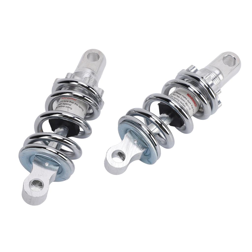 2 STÜCKE 125mm Hinterer Stoßdämpfer Einstellbare Dämpfung Hohe Härte Federungsdämpfer für Elektrofahrrad