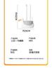 Household Toilet Brush Set with Wall Mount