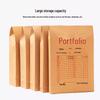 Kousu A4 Thickened Kraft Paper Archiving Document Bags