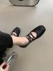 Woman Simple Shoes Square Toe Mary Jane Spring Vintage Shoes Ladies Daily Retro Flats Autumn Footwear Slip On Women Loafers