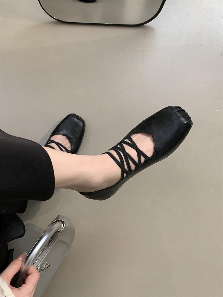 Woman Simple Shoes Square Toe Mary Jane Spring Vintage Shoes Ladies Daily Retro Flats Autumn Footwear Slip On Women Loafers