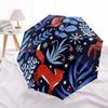 1pc Winter Forest Fashionable Automatic Opening/Closing Folding Umbrella with 8 Bones, Windproof Portable, Daily Use292