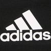 Adidas D2M Logo Knitted Striped Hooded Long Sleeve Jacket, Men Daily Fitness Sports Casual Outerwear Black White BK4063