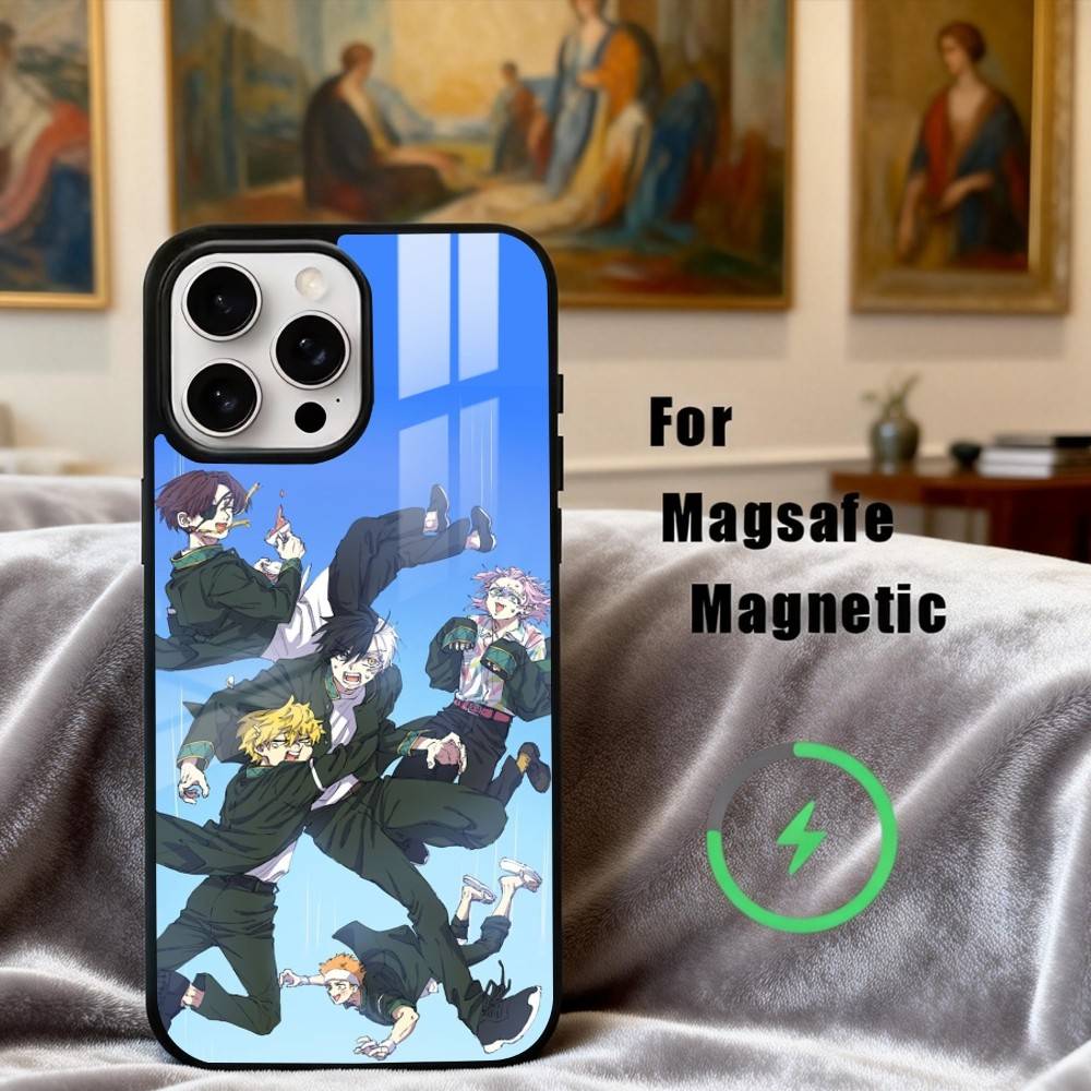 Manga W-Wind B-Breaker-R Phone Case For iPhone 17,16,15,14,13,12,Plus,Pro,Max for Magsafe Magnetic Wireless Charging