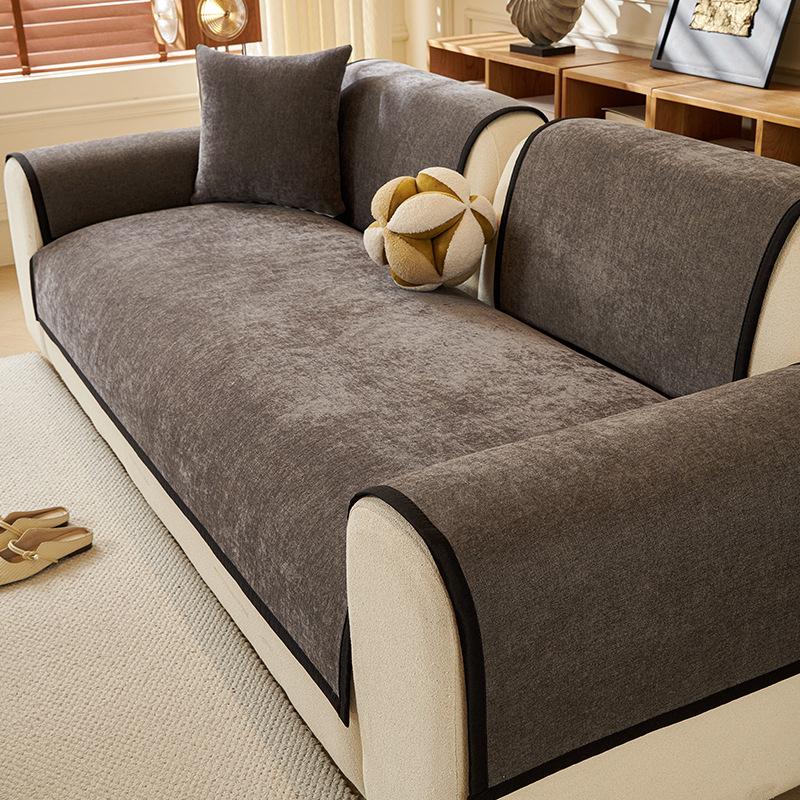 Cream Blizzard Neil Cushion Non-Slip Sofa Cover Modern Home Furnishing Universal Four Seasons Backrest Cover Breathable Sofa Cushion