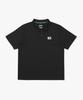 Airtex Collared Short Sleeve T-Shirt Black