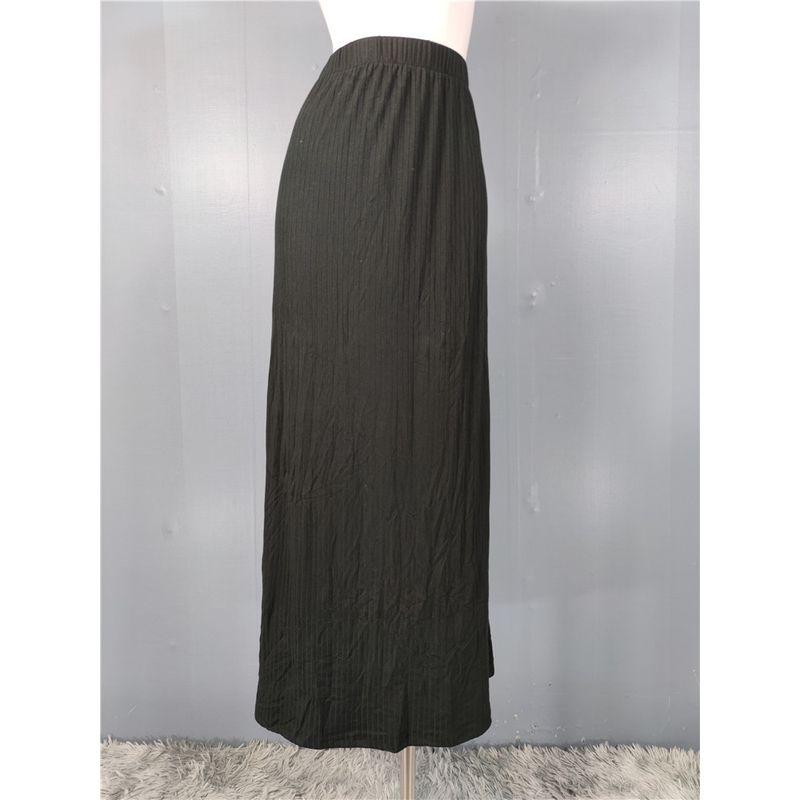 Foreign Trade Order 2025 Spring New High Waist Slimming Print A Word Dark Lines Sheath Slimming Skirt Plus Size