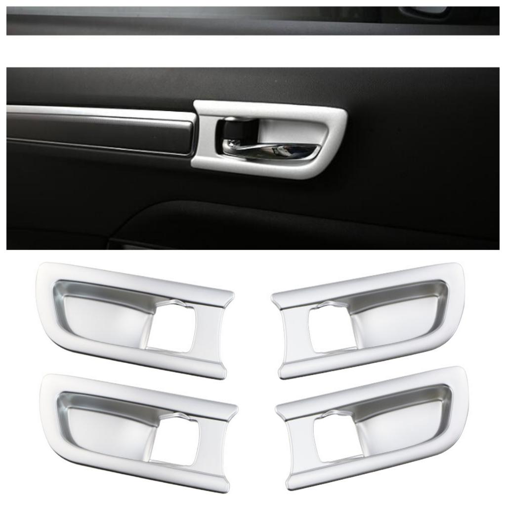 4pcs Interior Door Handle Bowl Cover for Renault Koleos 2 Samsung QM6 2017 - 2025 4Pcs Car Decoration Sticker Accessories