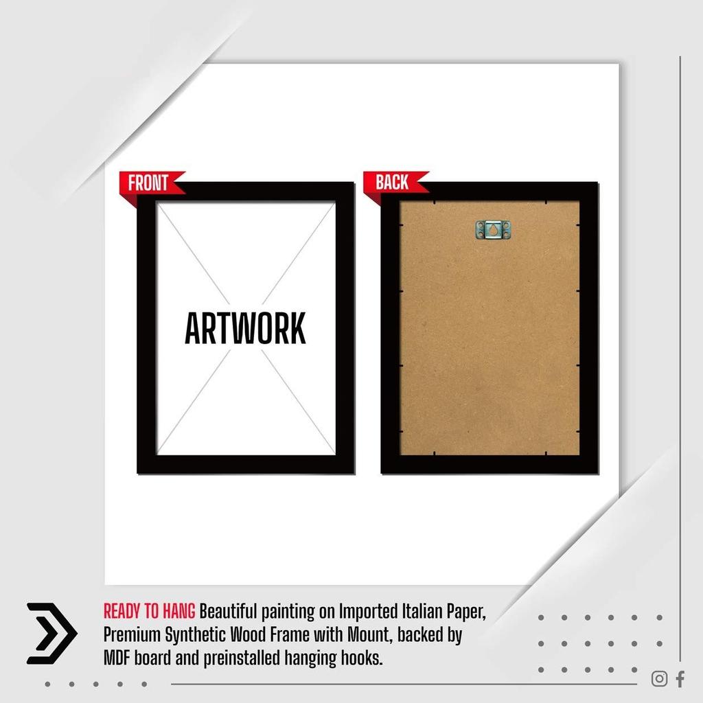 Motivational Quote It's Easy To Look Wall Frame Art Painting, Multicolor, Motivational, 10 X 13 Inches, Set of 1