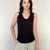 Plus Size L To 6XL Modal Women's Tank Tops U-Neck Summer Thin Sleeveless Bottomed Top Loose Tee Tops All Match Vest Comfort Homewear
