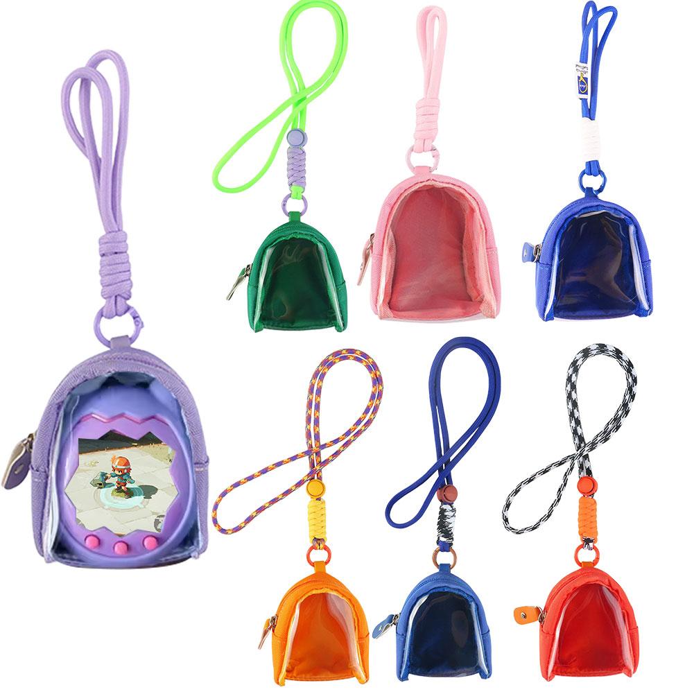 for Tamagotchi Paradise display bag storage bag pain bag With Lanyard  Travel Storage Case Keychain hanging Game accessories