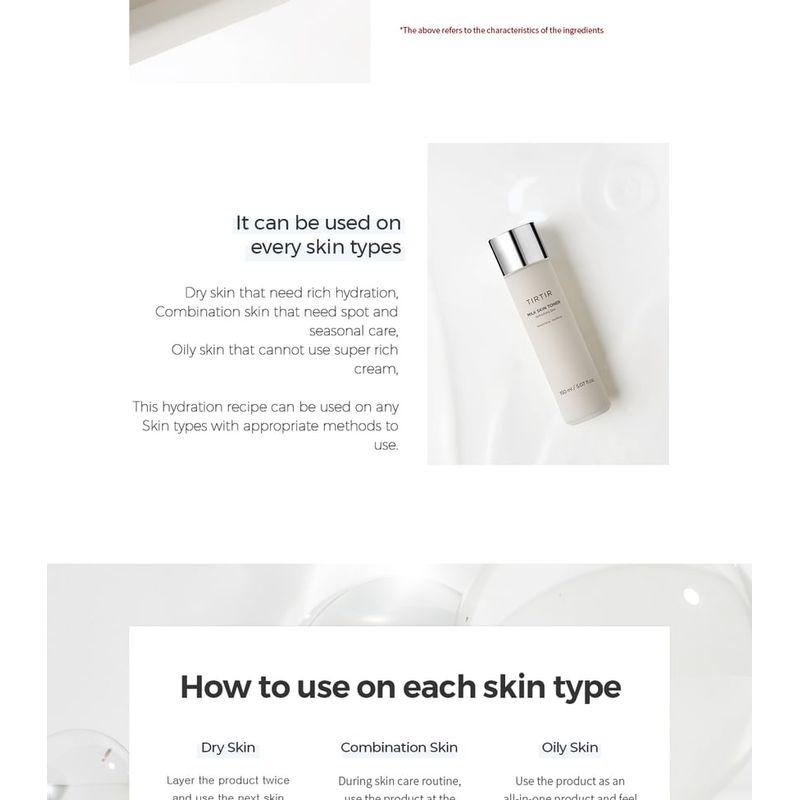 TIRTIR Milk Skin Toner Mini