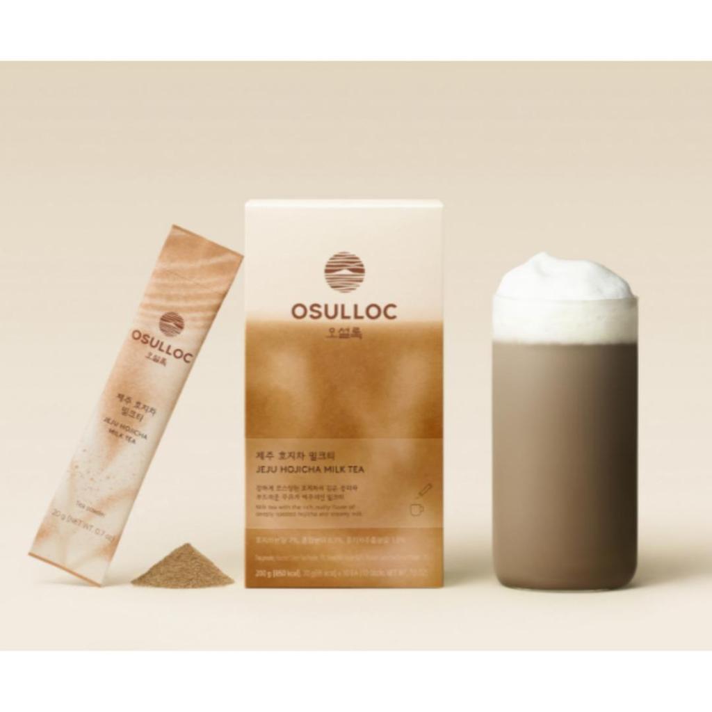 Osulloc [NEW] Jeju Tea 2 Types / Matcha Oat Blended, Hojicha Milk Tea 10stick
