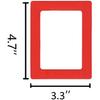 12-pack Magnetic Picture Frames for Refrigerator 2.5x3.5 inch Wallet size colorful photo note schedule holder