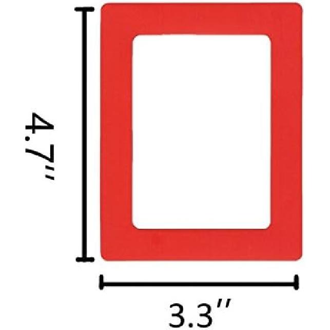 12-pack Magnetic Picture Frames for Refrigerator 2.5x3.5 inch Wallet size colorful photo note schedule holder