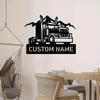 Retro Metal Truck Wall Art Rustic Garage Decor Outdoor Sign Festival Gift Sculpture